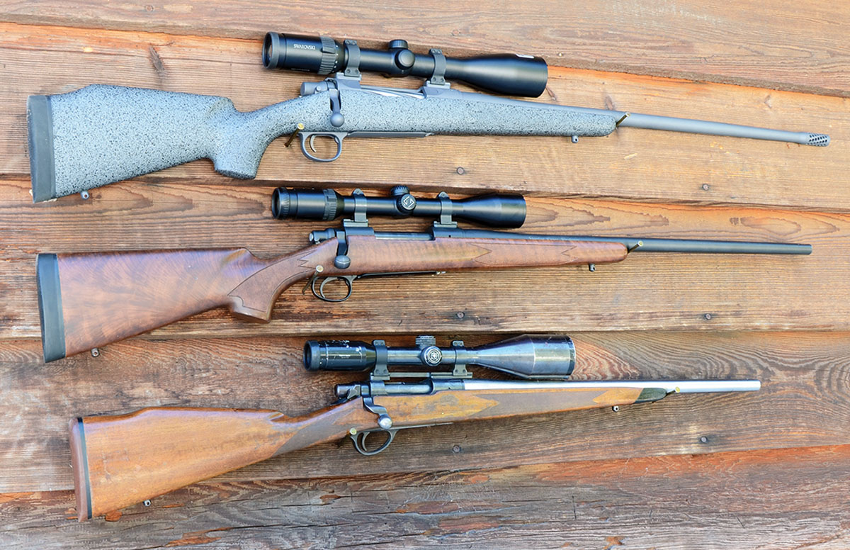 Kenny Jarrett’s first super-accurate rifle had a Remington Model 600 action and a factory stock. It was in 243 Ackley Improved but other accurate rifles in other calibers eventually followed: (1) Jarrett Tri-Lock action, 300 Jarrett, (2) Remington 700 action, 7mm STW and (3) Remington 600 action, 243 AI.